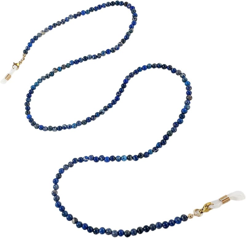 Decker Fashion Beaded Eyeglass chain Natural Stone glasses retainer Reading glass Lanyard - Image 4